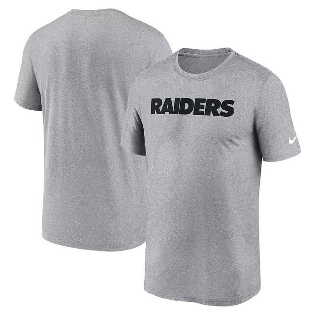 Mens Nike Heather Gray Georgia Bulldogs Primetime Legend Wordmark T-Shirt Product Image