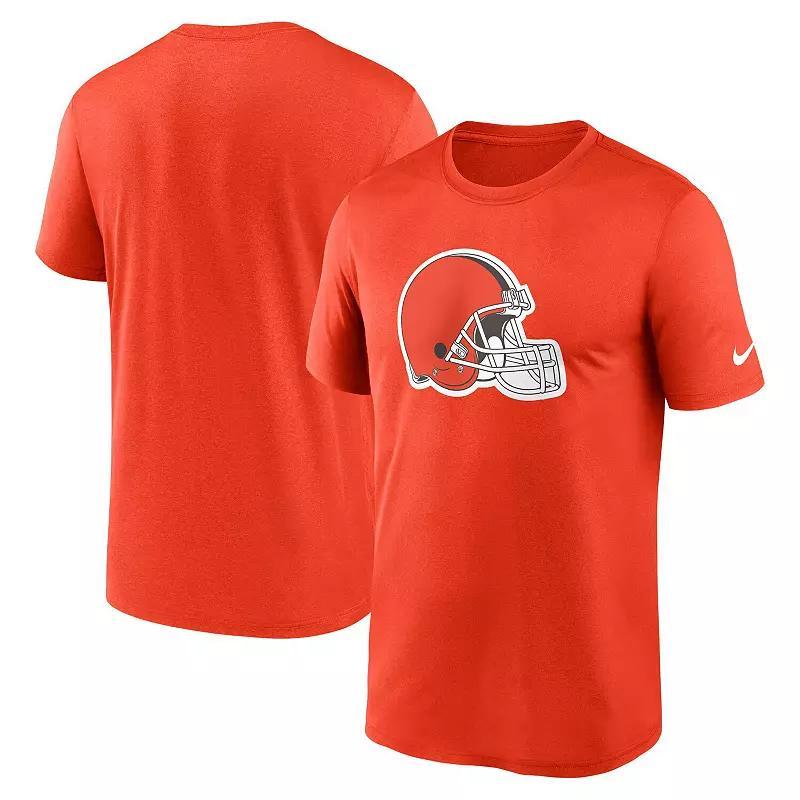 Mens Nike Cleveland Browns Legend Logo Helmet Performance T-Shirt Product Image