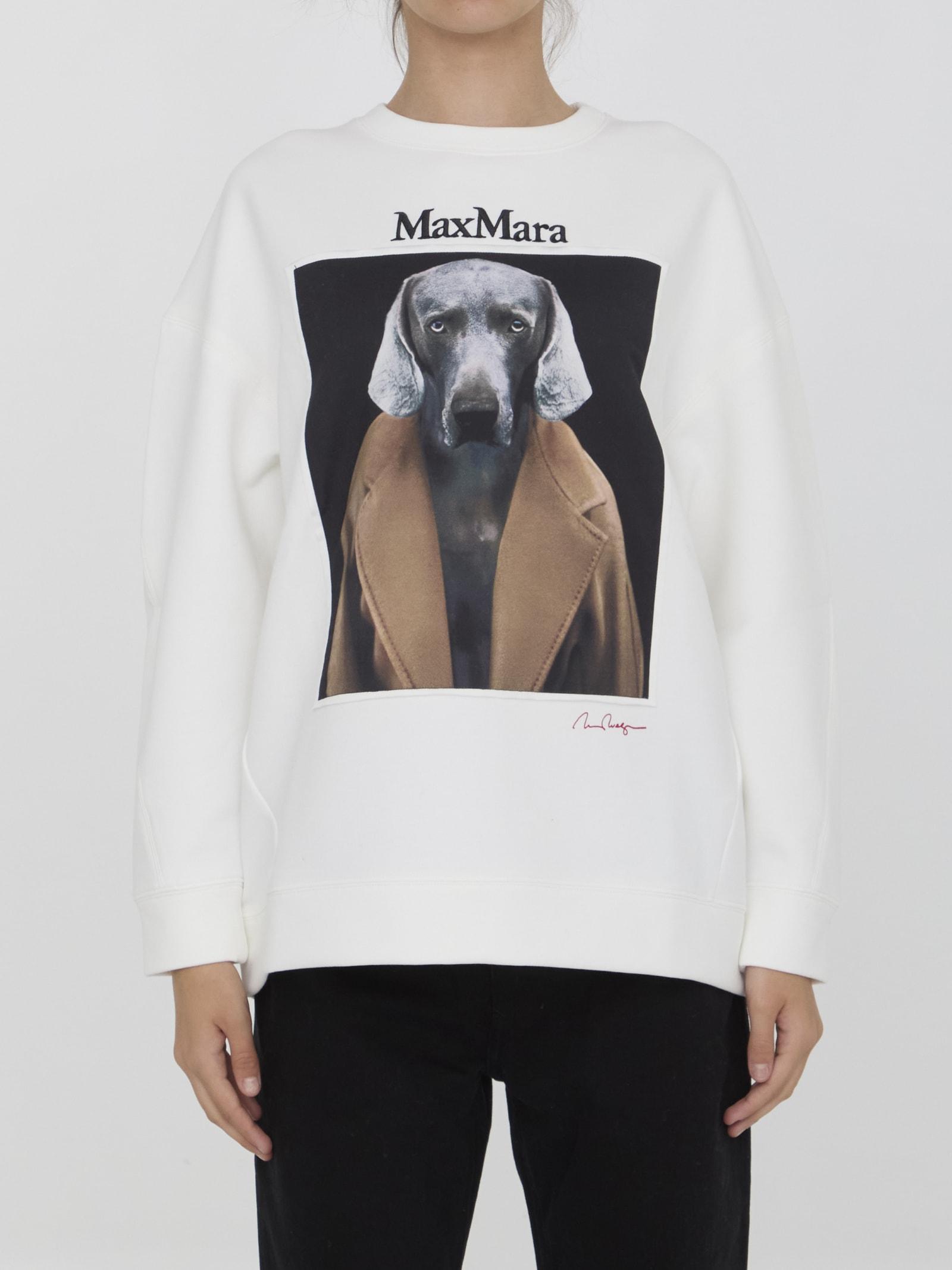 MAX MARA Bacco Sweatshirt In Beige Product Image