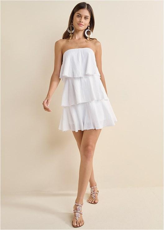 Tiered Ruffle Mini Dress product image