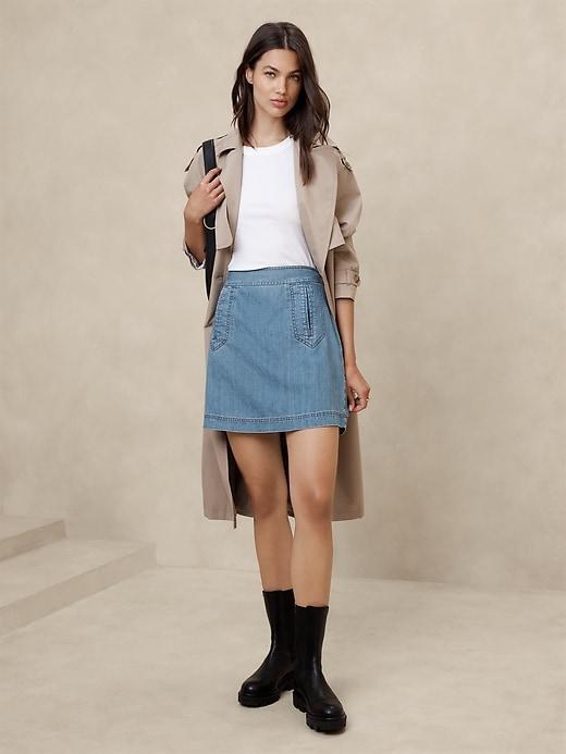 Denim Mini Skirt product image