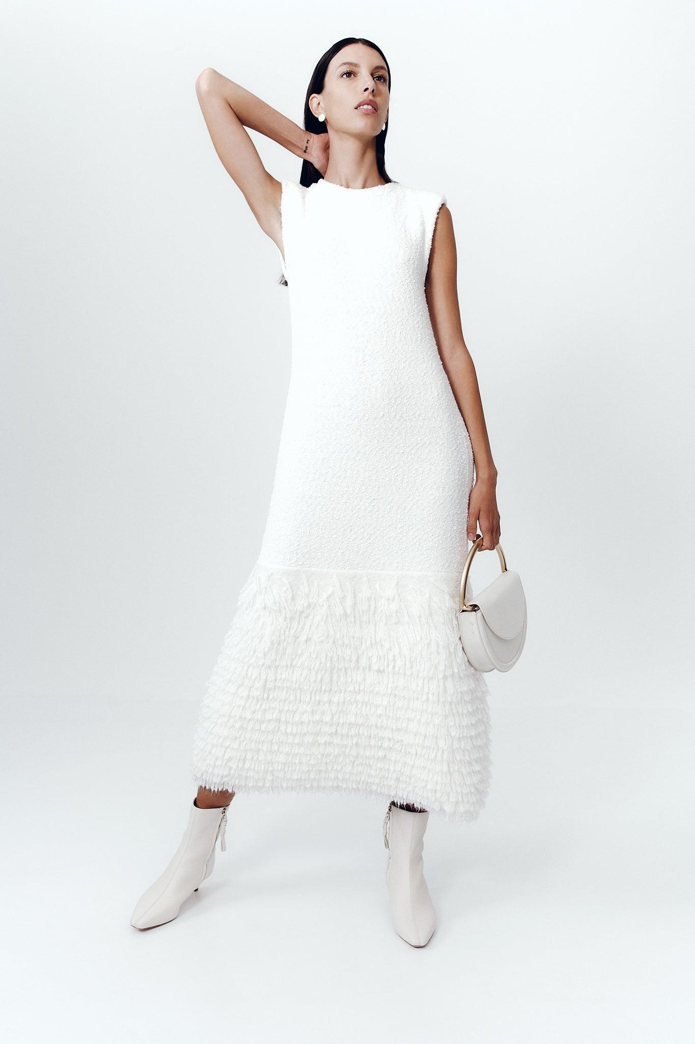 Dimension Knit Midi Dress Product Image