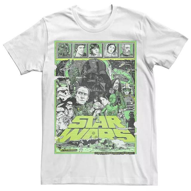 Mens Star Wars New Hope Neon Poster Tee Product Image