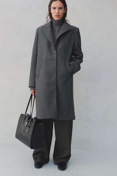 Coat with Shoulder Pads Product Image