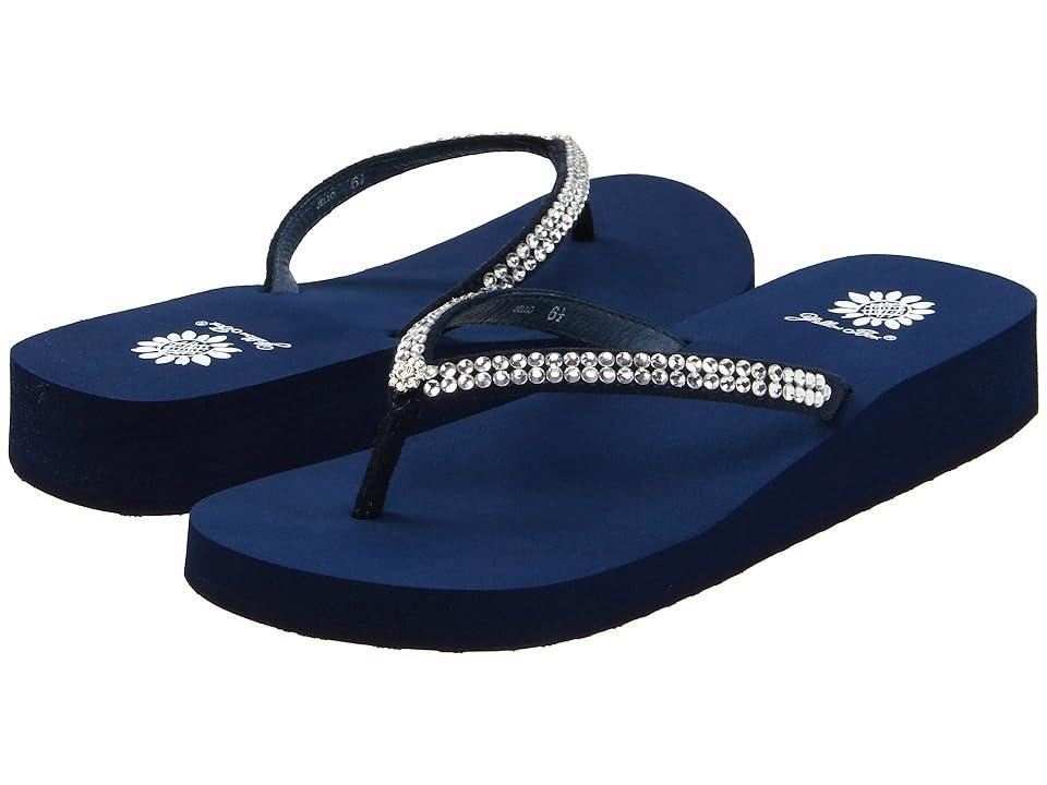 Yellow Box Jello (Navy) Women's Sandals Product Image