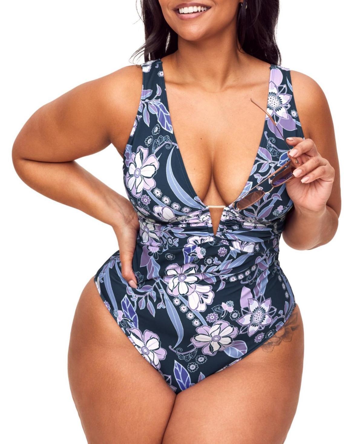 Andria Womens Plus-Size Swimwear One-Piece Product Image