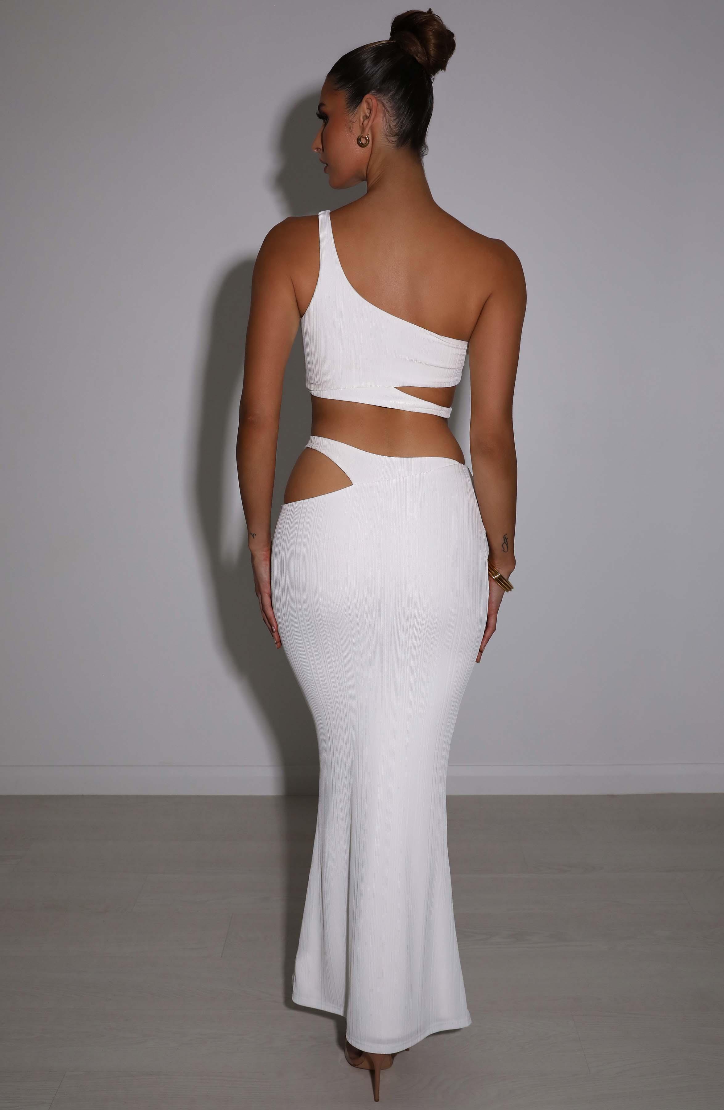 Kaela Maxi Skirt - White Product Image