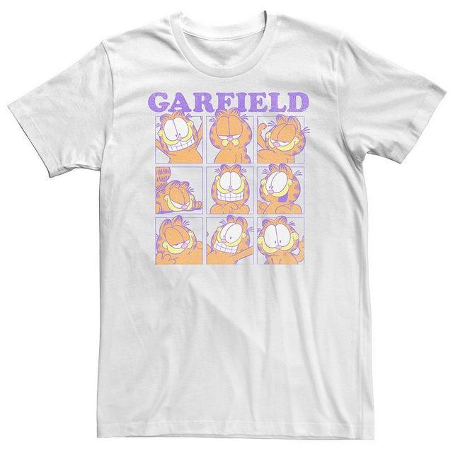 Big & Tall Garfield Portrait Panels Tee, Mens Product Image