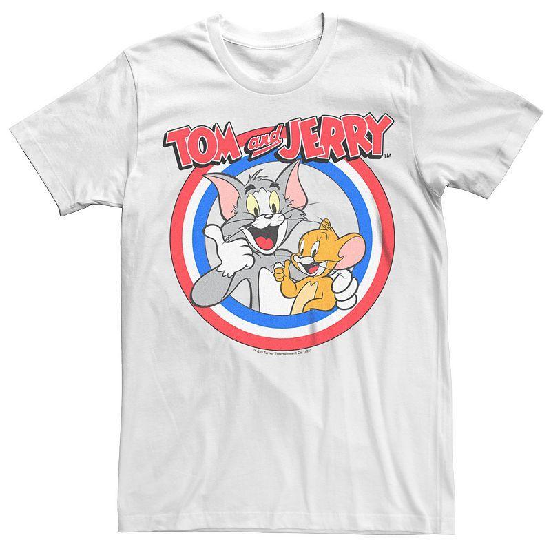 Mens Tom & Jerry Americana Tom And Jerry Logo Tee Product Image