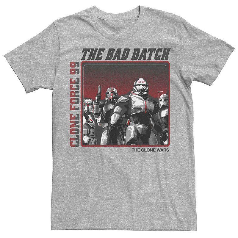 Mens Star Wars: The Clone Wars Clone Force 99 The Bad Batch Tee Athletic Grey Product Image