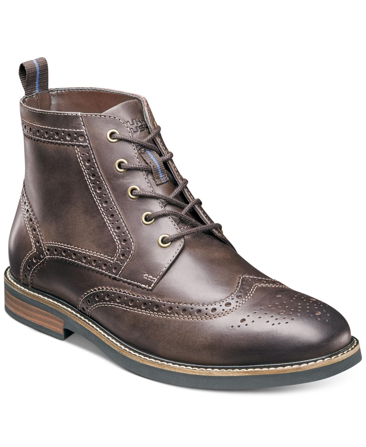 Nunn Bush Shoes Odell Wingtip Boot Brown CH Product Image