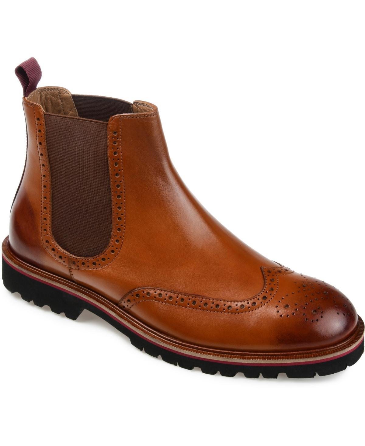 Thomas & Vine Nash Mens Wingtip Chelsea Ankle Boots Product Image