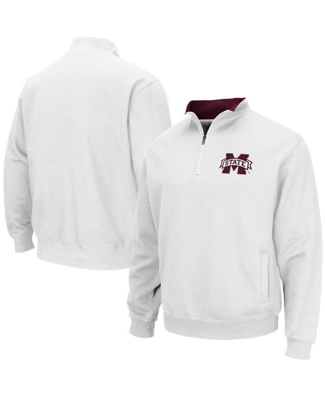 Mens Colosseum White Mississippi State Bulldogs Tortugas Logo Quarter-Zip Jacket Product Image