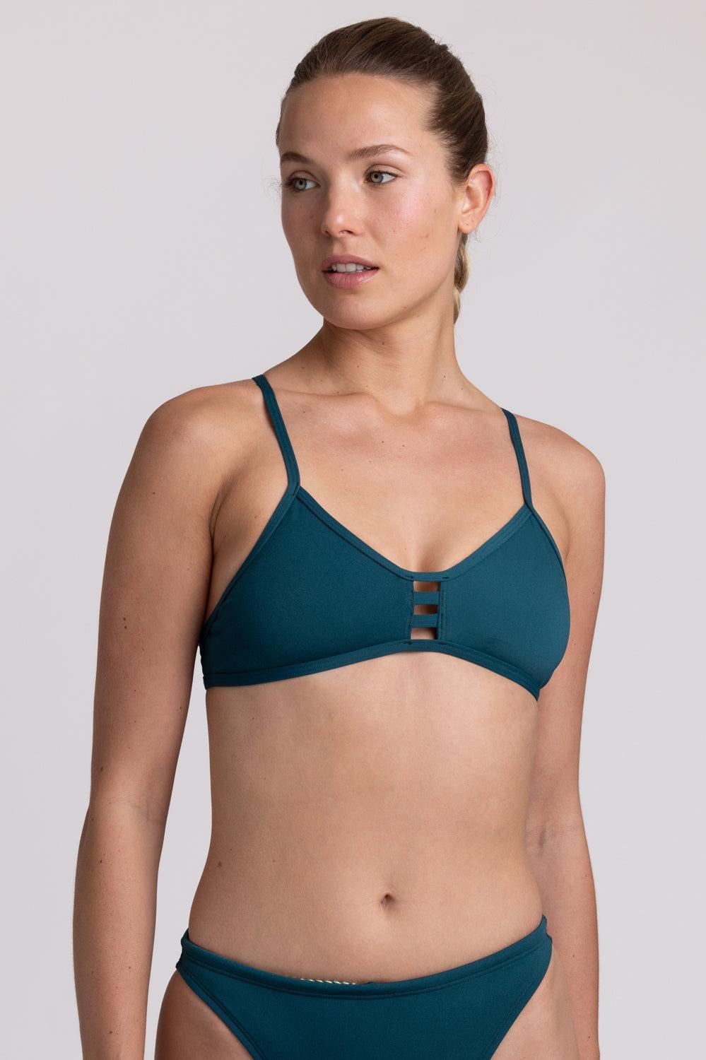 Laura Bikini Top - Peacock Female Product Image