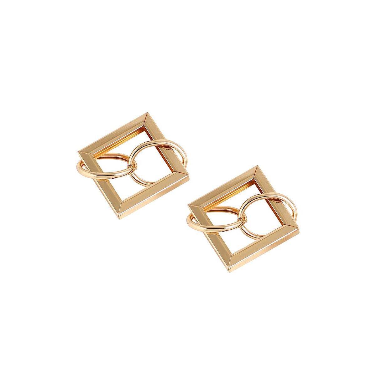 Sohi Womens Geometric Drop Earrings Product Image