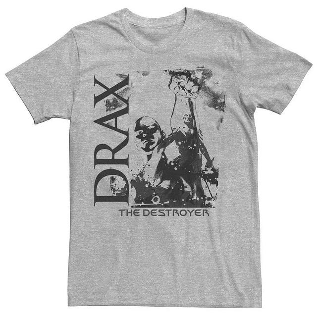 Mens Marvel Guardians Of The Galaxy Drax The Destroyer Graphic Tee Athletic Grey Product Image