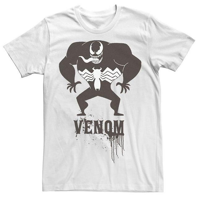 Mens Marvel Venom Cartoon Comic Style Drip Logo Graphic Tee Product Image