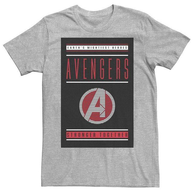 Mens Marvel Avengers Endgame Stronger Together Tee Athletic Grey Product Image