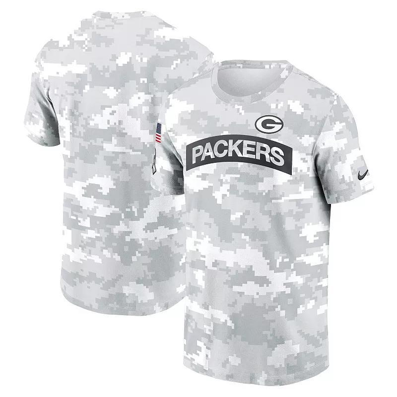 Mens Nike Arctic Camo Green Bay Packers 2024 Salute To Service Performance T-Shirt Product Image