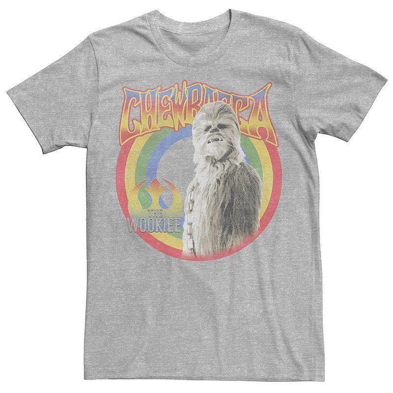 Mens Star Wars Retro Rainbow Chewbacca The Wookiee Tee Product Image