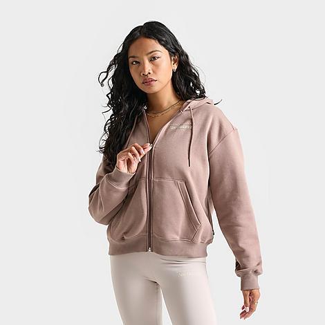 New Balance Womens Logo Full-Zip Hoodie product image