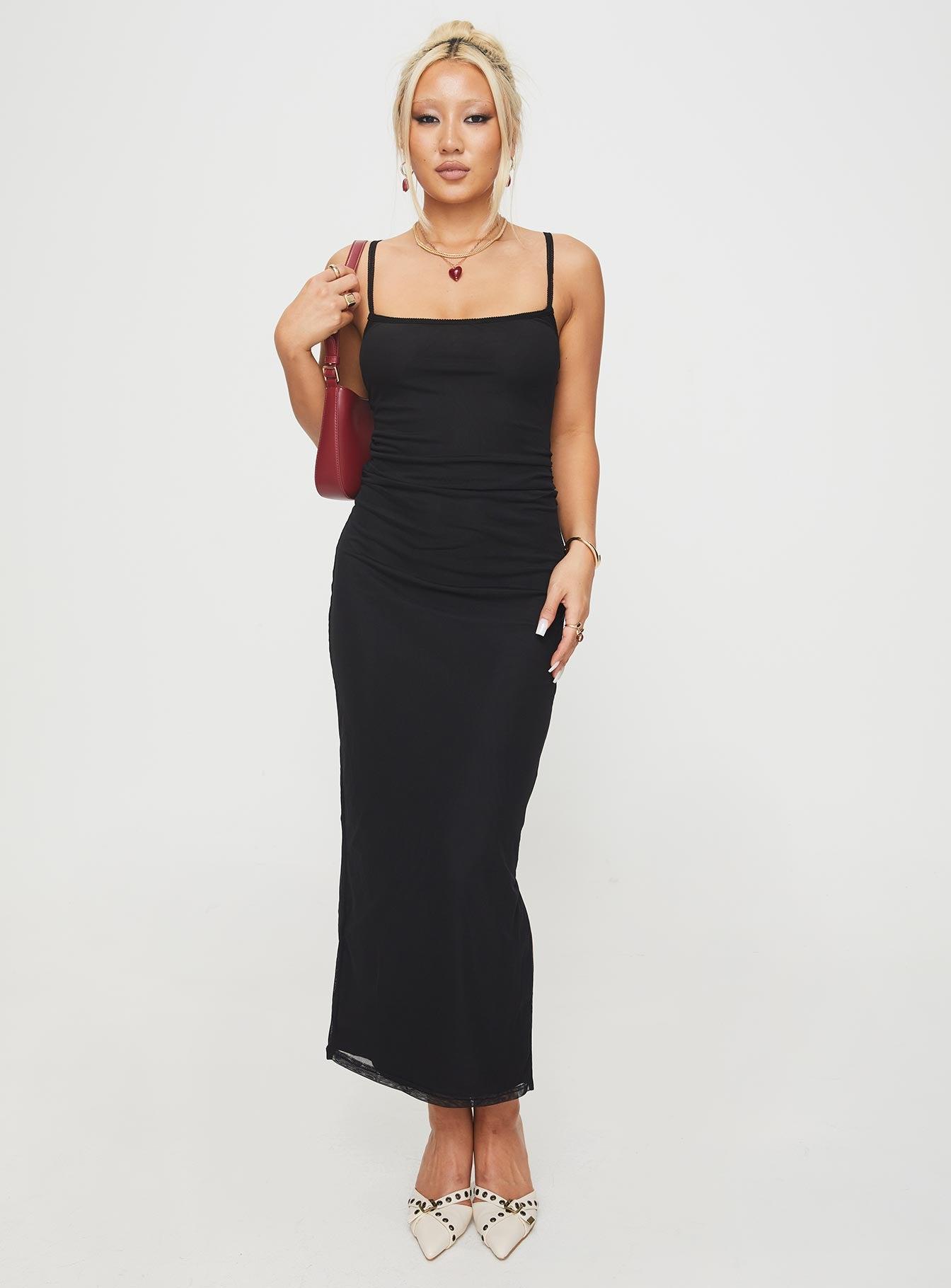 Apolline Maxi Dress Black Product Image