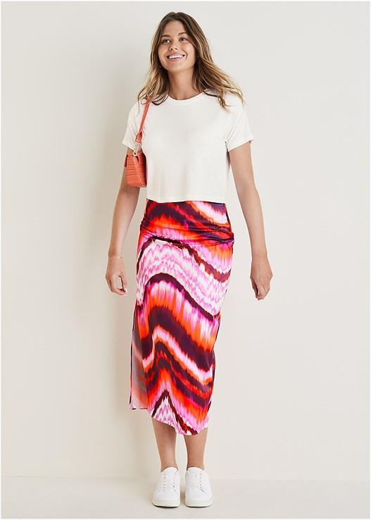 Midi Slip Skirt Product Image