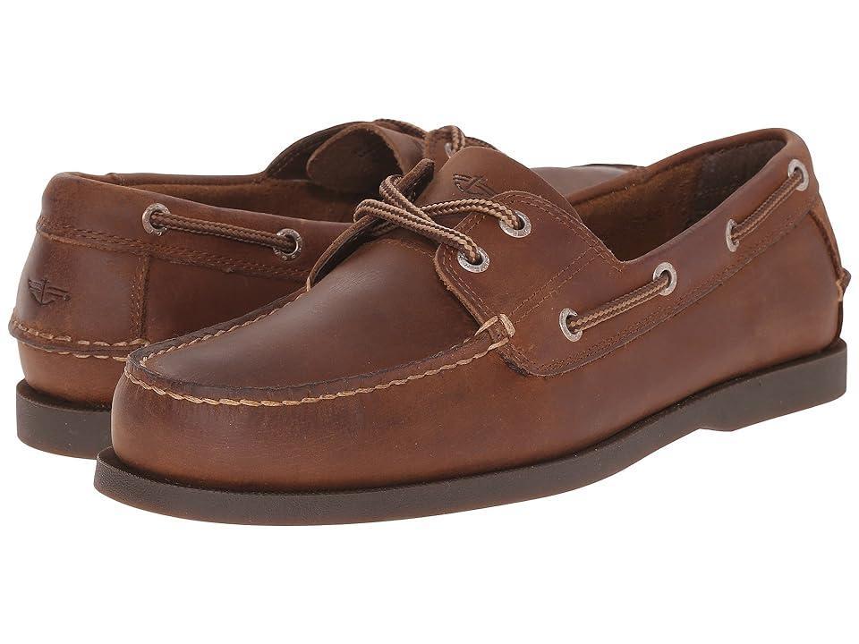 Dockers Vargas Mens Leather Boat Shoes Red Product Image