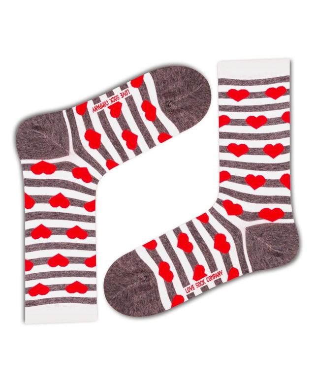 Love Sock Company Womens Socks - Red Hearts Product Image