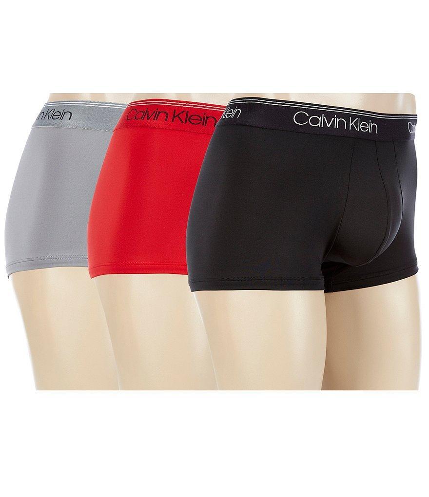 Calvin Klein Micro Stretch Low Rise Solid Trunks 3-Pack Product Image