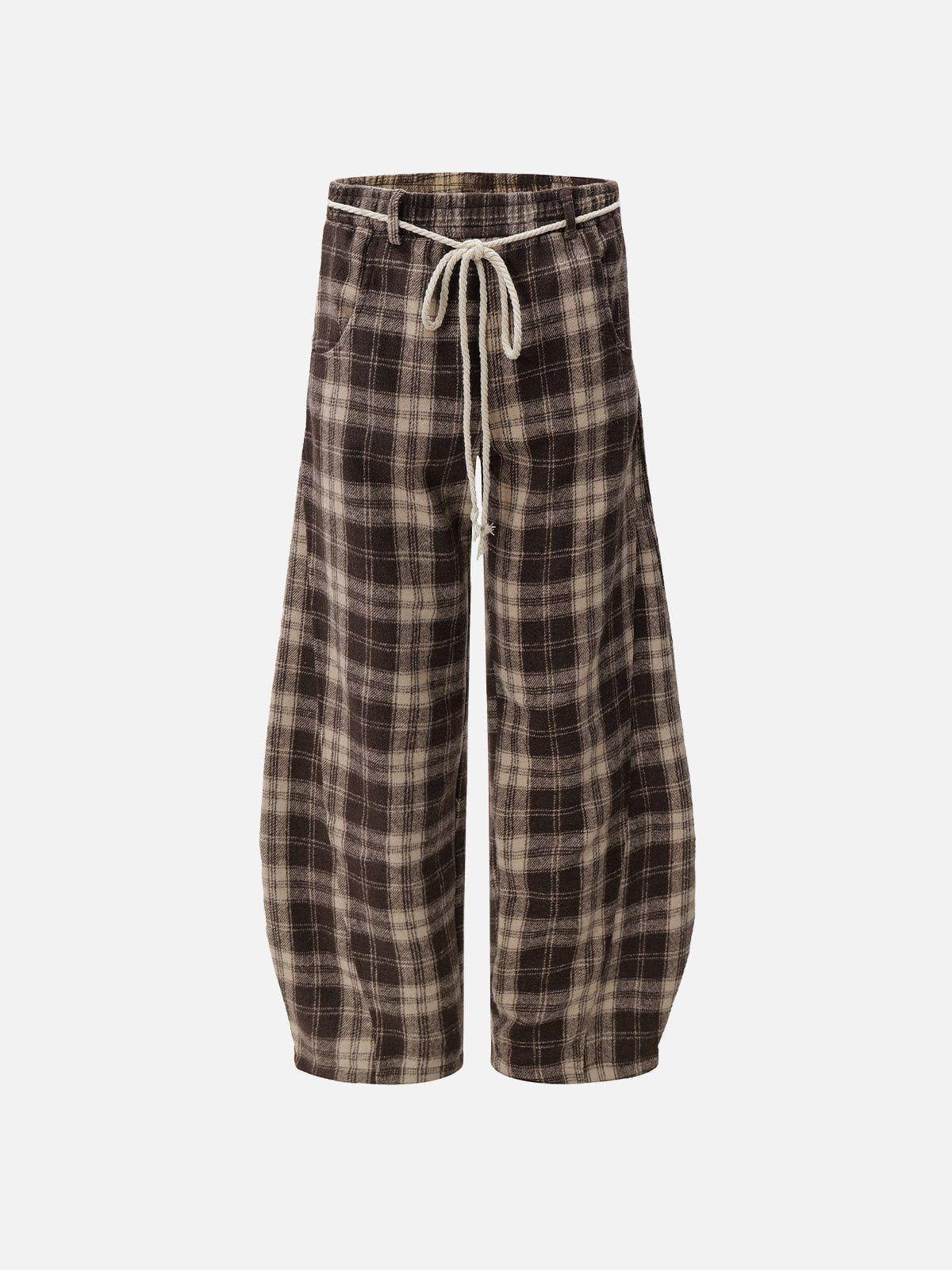 Aelfric Eden Vintage Plaid Barrel Pants product image