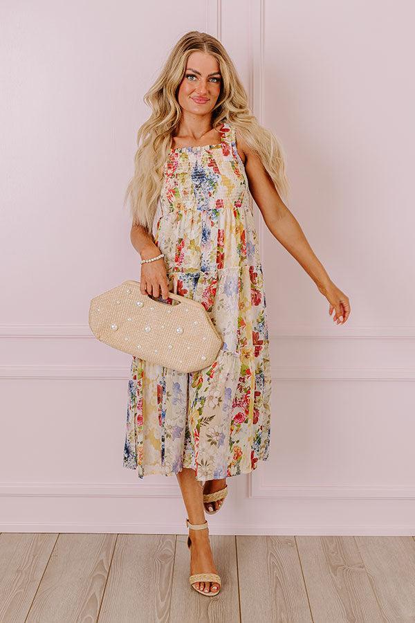 Whimsical Wildflowers Smocked Midi Product Image