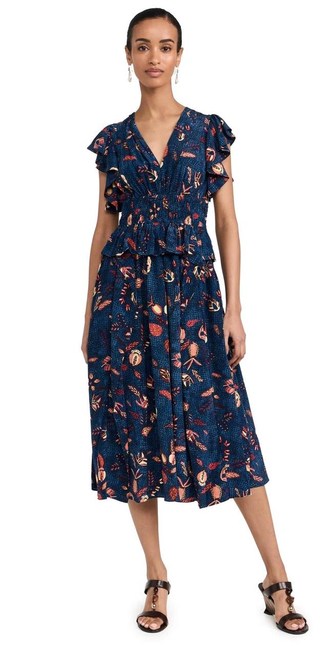 Brielle Dress Blue Dahlia Product Image