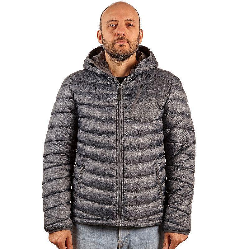 Big & Tall Excelled Insulated Puffer Jacket, Mens Granite Grey Product Image