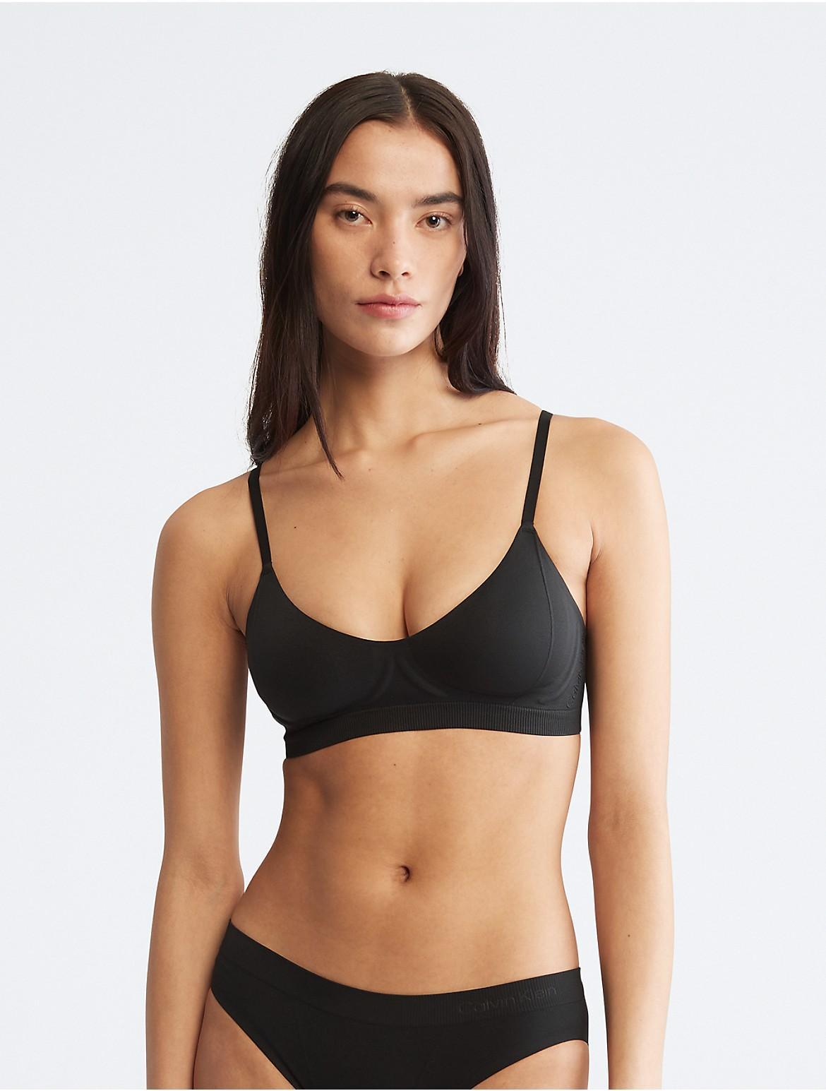 Calvin Klein Womens Bonded Flex Lightly Lined Bralette - Neutral - L Product Image