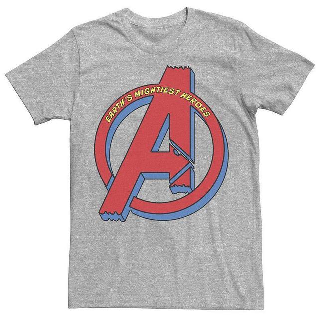 Mens Marvel Avengers Earths Mightiest Heroes Chest Logo Tee Product Image