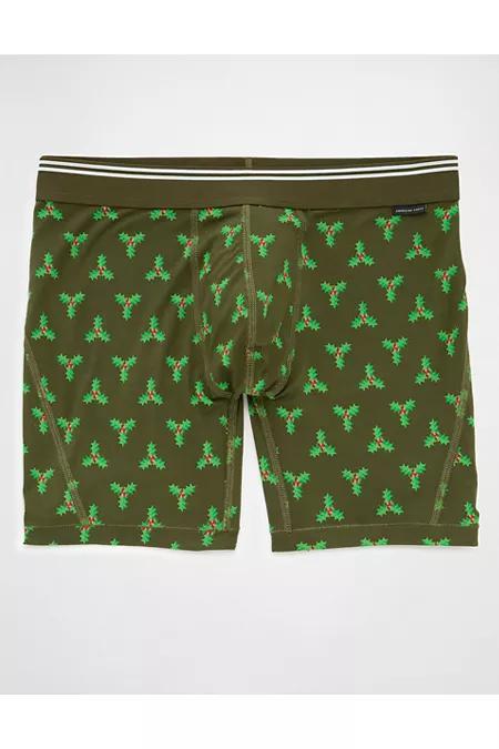 AEO Mens Christmas Holly 6 Ultra Soft Boxer Brief Men's Product Image