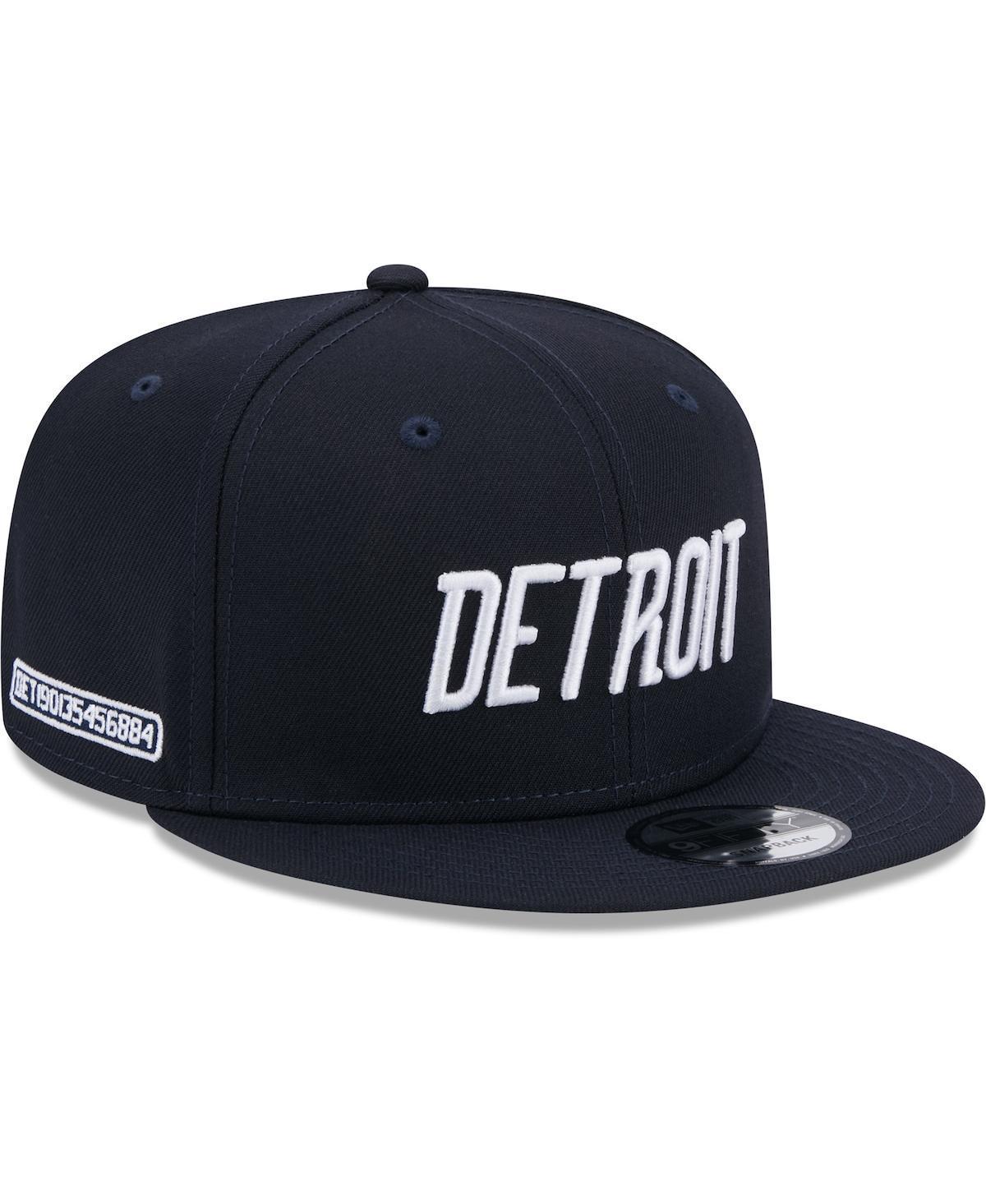 New Era Mens Navy Detroit Tigers 2024 City Connect 9FIFTY Snapback Hat Product Image