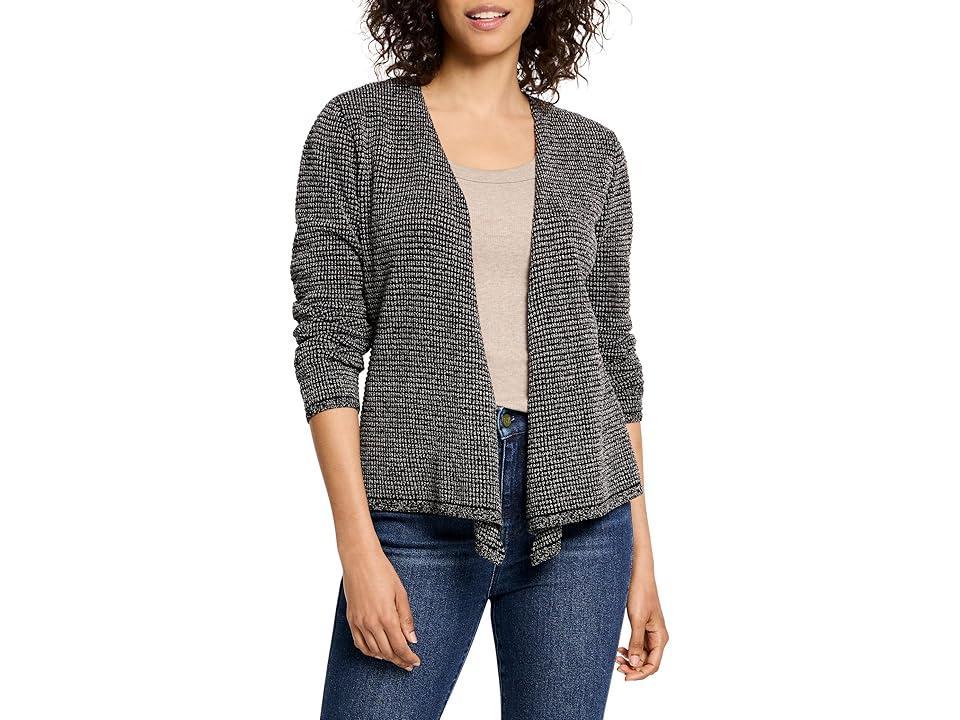 NIC+ZOE Pixel Knit 4-Way Cardigan (Neutral ) Women's Sweater Product Image