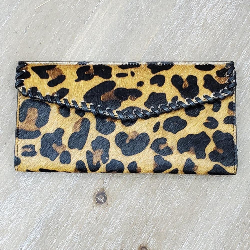 Amber Leopard Envelope Wallet* Product Image