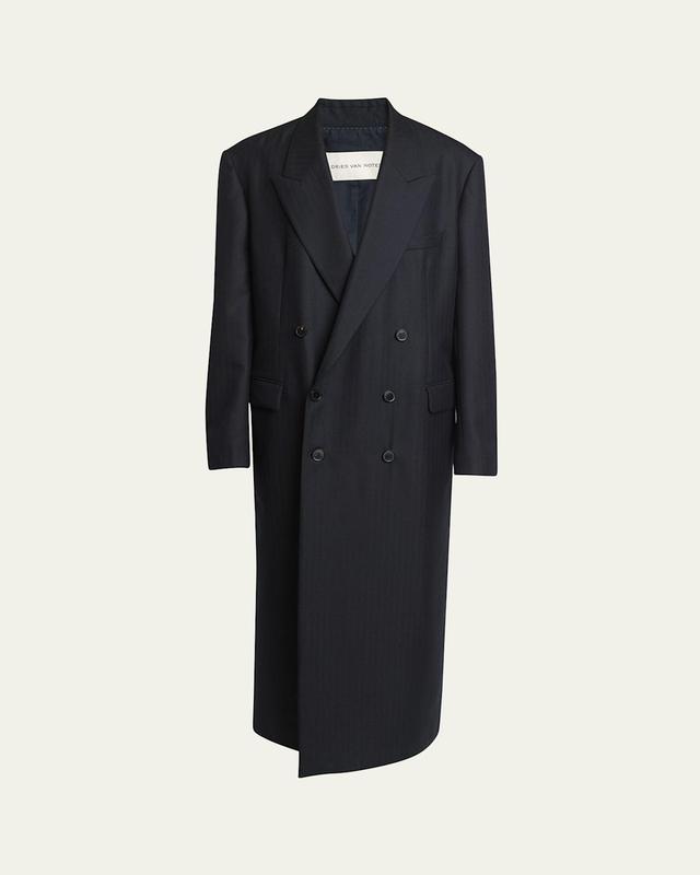 Mens Ritson Herringbone Overcoat Product Image