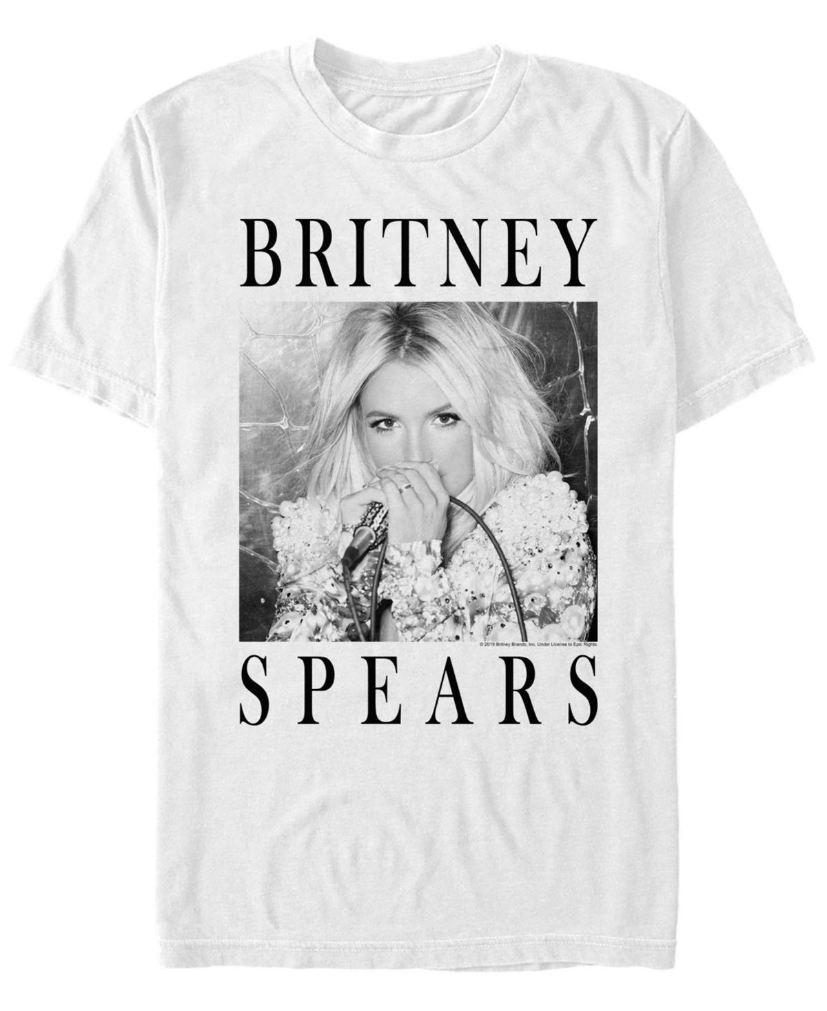 Mens Britney Spears Black And Portrait Tee Product Image