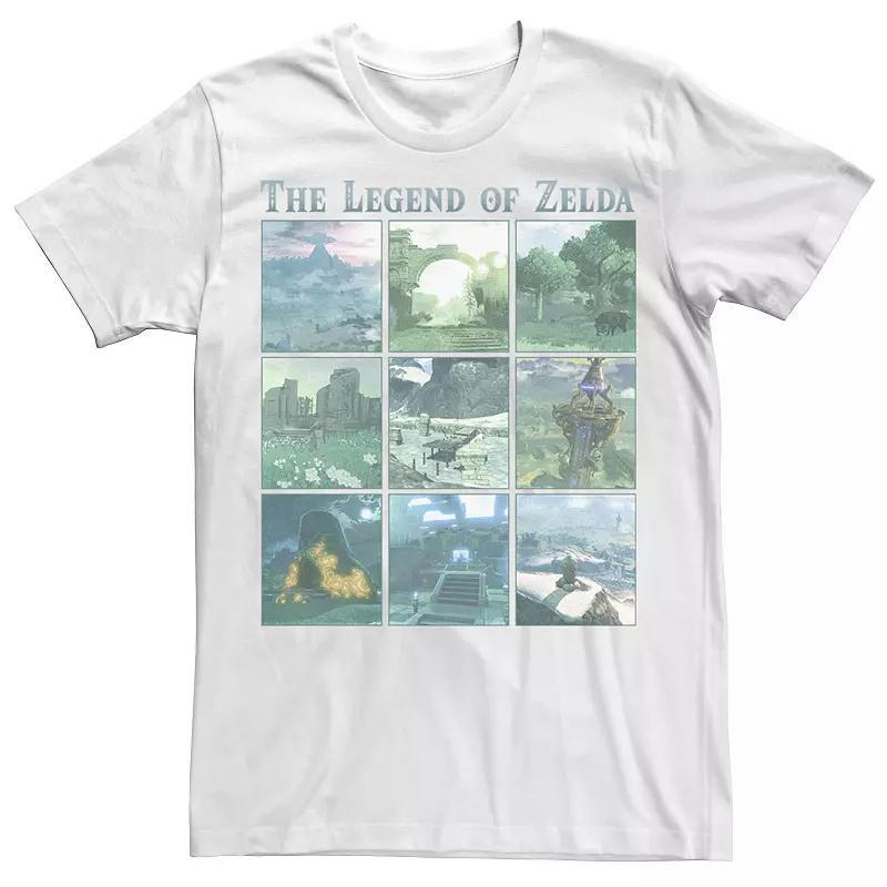 Mens Legend Of Zelda Breath Of The Wild Location Box Up Tee Product Image