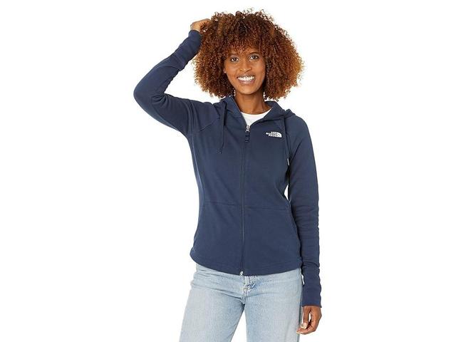 The North Face Eco Ridge Full Zip Hoodie (Summit ) Women's Clothing Product Image