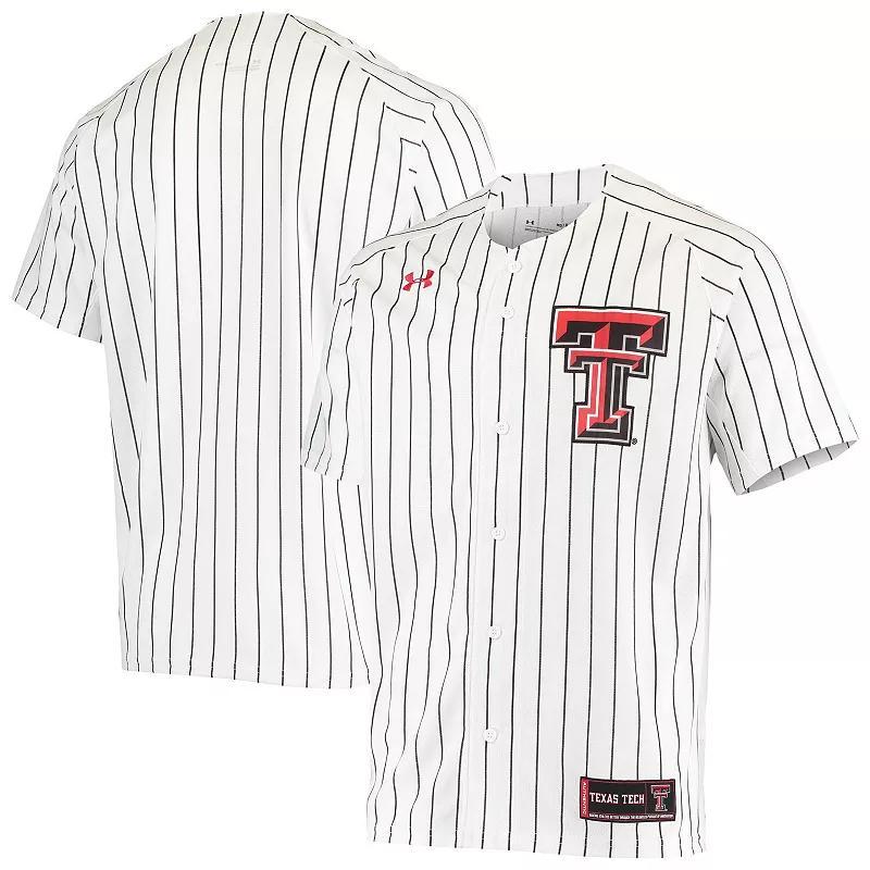 Mens Under Armour Texas Tech Red Raiders Replica Performance Baseball Jersey Product Image