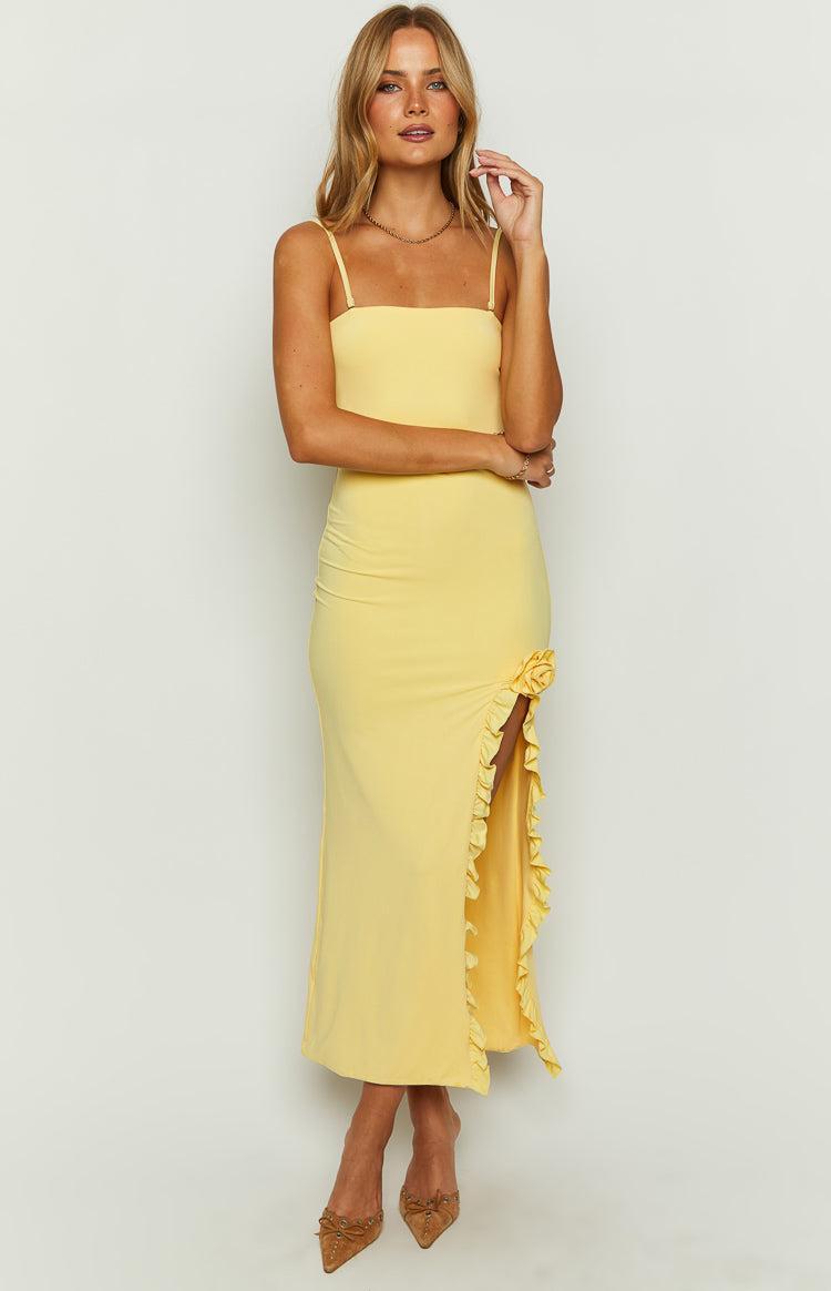 Orlando Yellow Maxi Dress Product Image