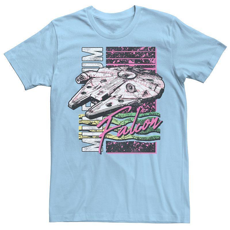 Mens Star Wars Neon Vintage Millennium Falcon Tee Product Image