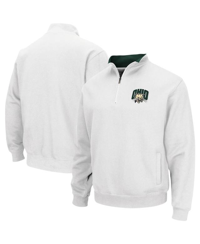 Mens White Clemson Tigers Tortugas Logo Quarter-Zip Pullover Jacket Product Image