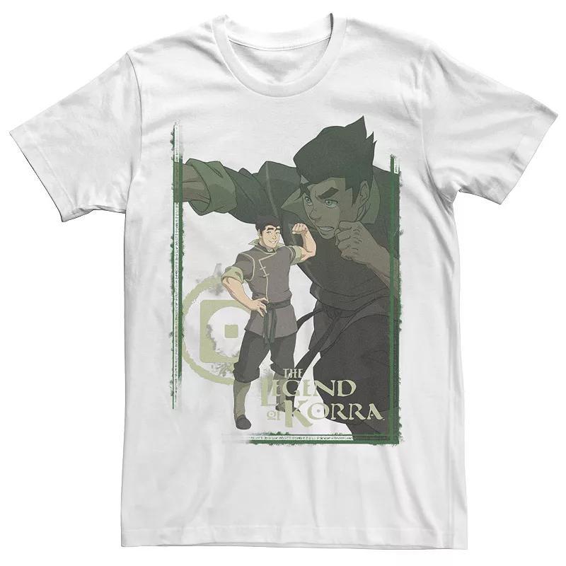 Mens The Legend Of Korra Bolin Collage Poster Tee Grey Heather Product Image