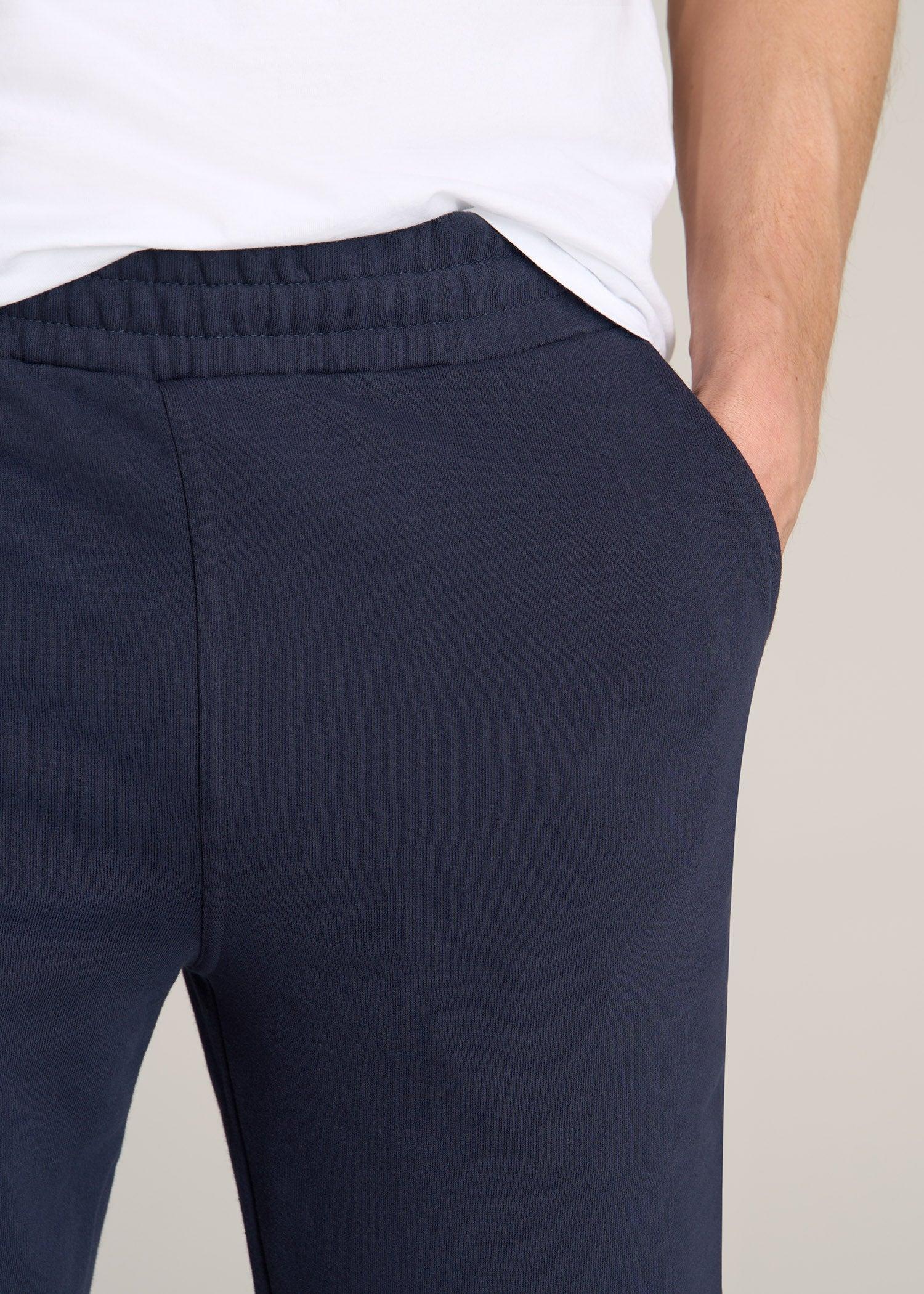 Wearever French Terry Sweatpants for Tall Men in Navy Male Product Image